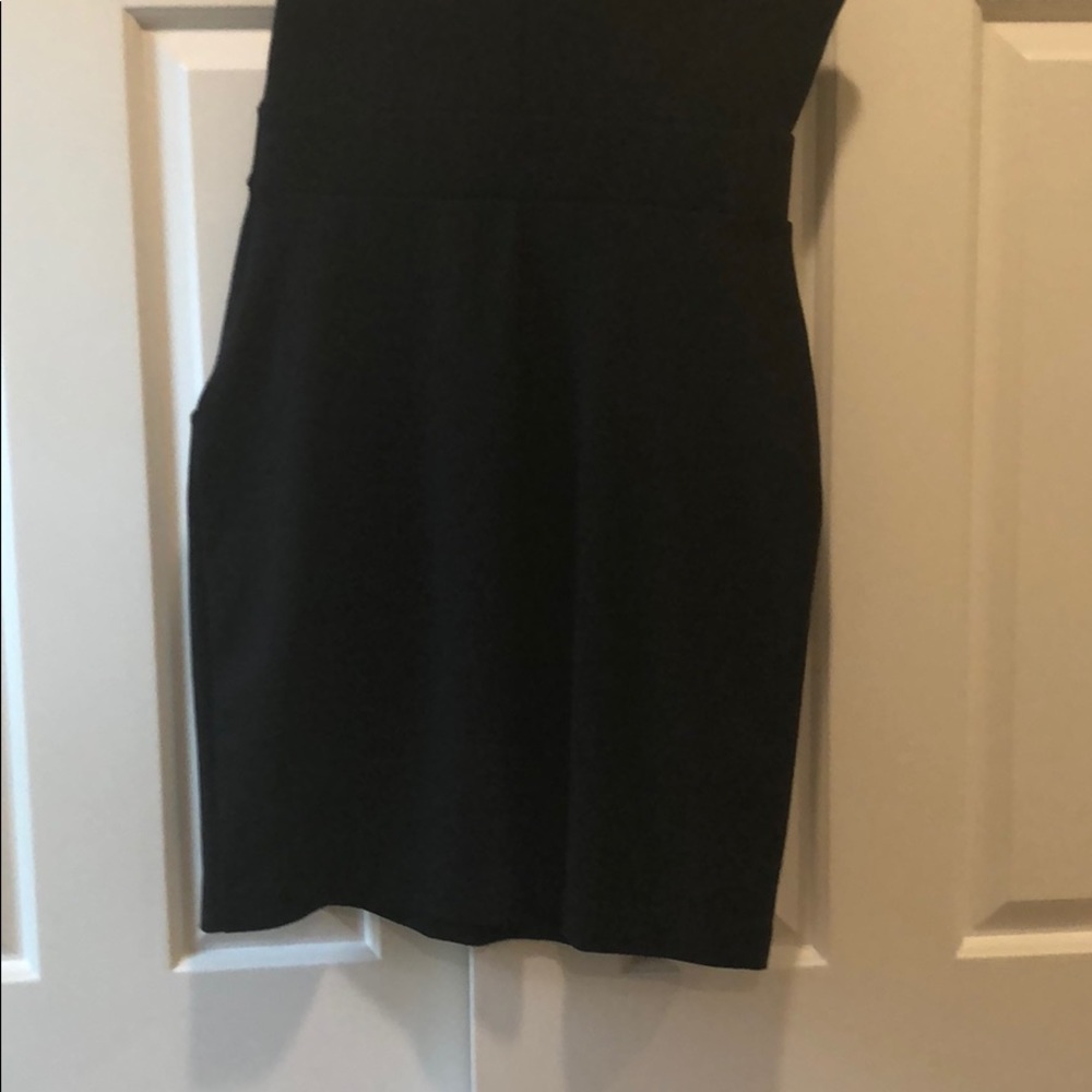 Little Black Work Dress WITH POCKETS - Picture 4 of 4